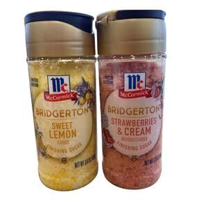 New Set of McCormick Limited Edition Bridgerton Finishing Sugars